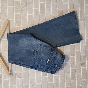 Michael Kors Women's Blue Denim Flared Jeans (Sz 6)